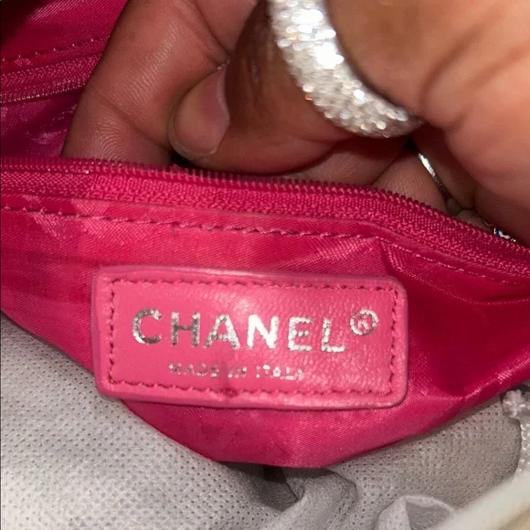 Chanel White and Black Quilted Backpack (Authentic!) - Picture 8 of 9